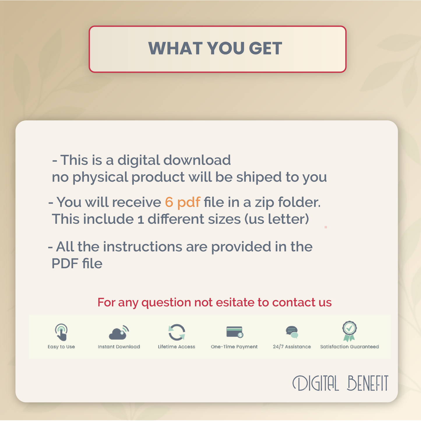 Editable Weekly To-Do List what you get